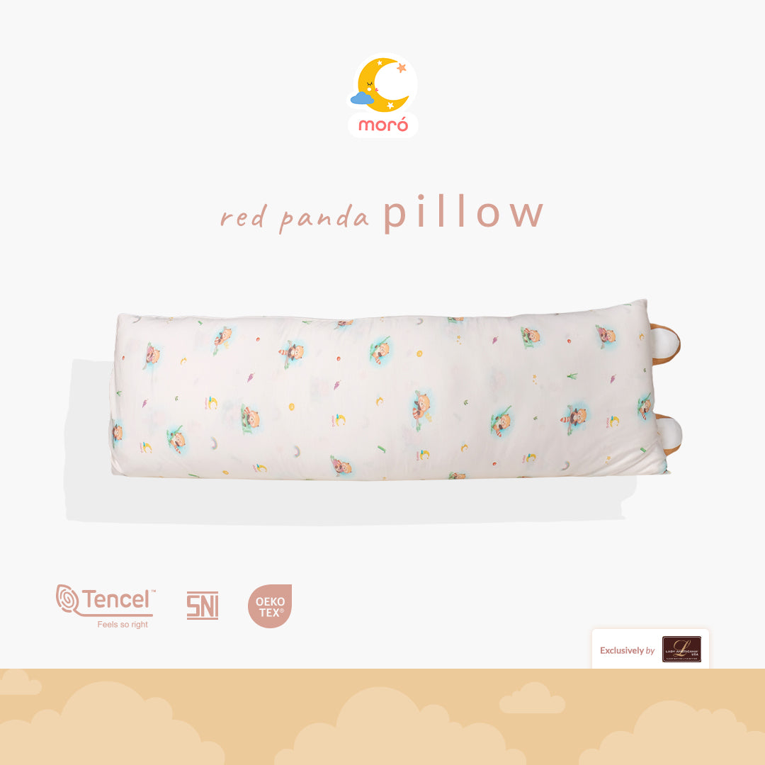 Moro Red Panda Pillow