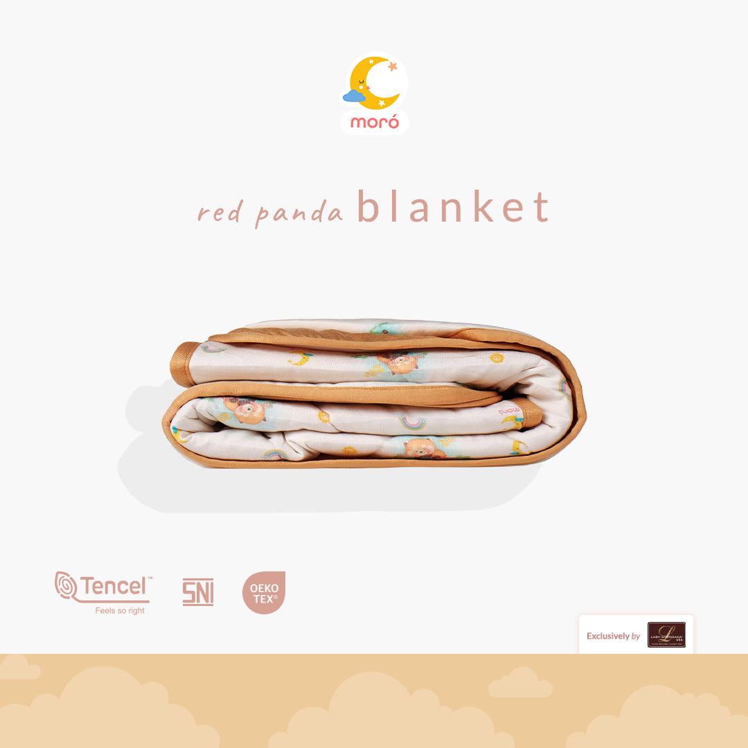Moro Red Panda Blanket