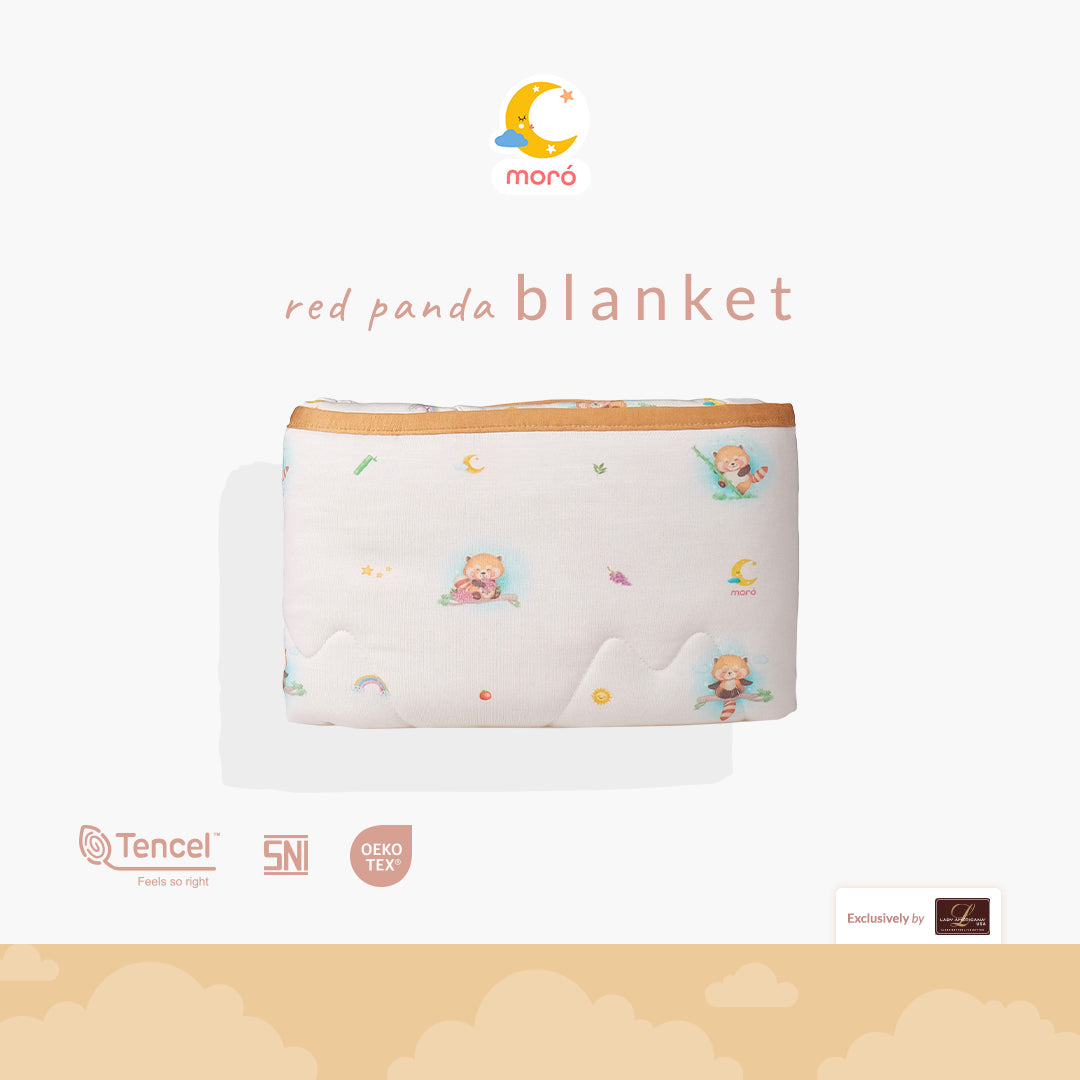 Moro Red Panda Blanket