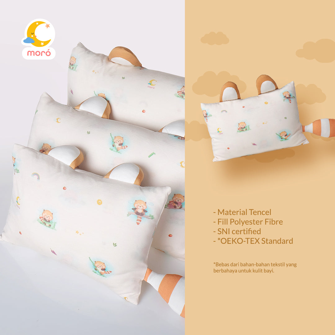 Moro Red Panda Pillow