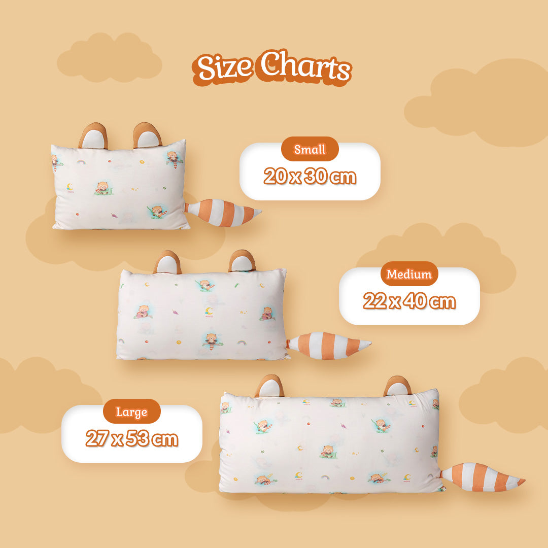 Moro Red Panda Pillow