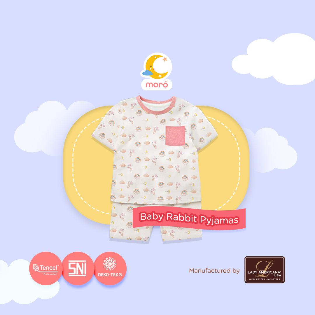 piyama tencel anak lengan pendek