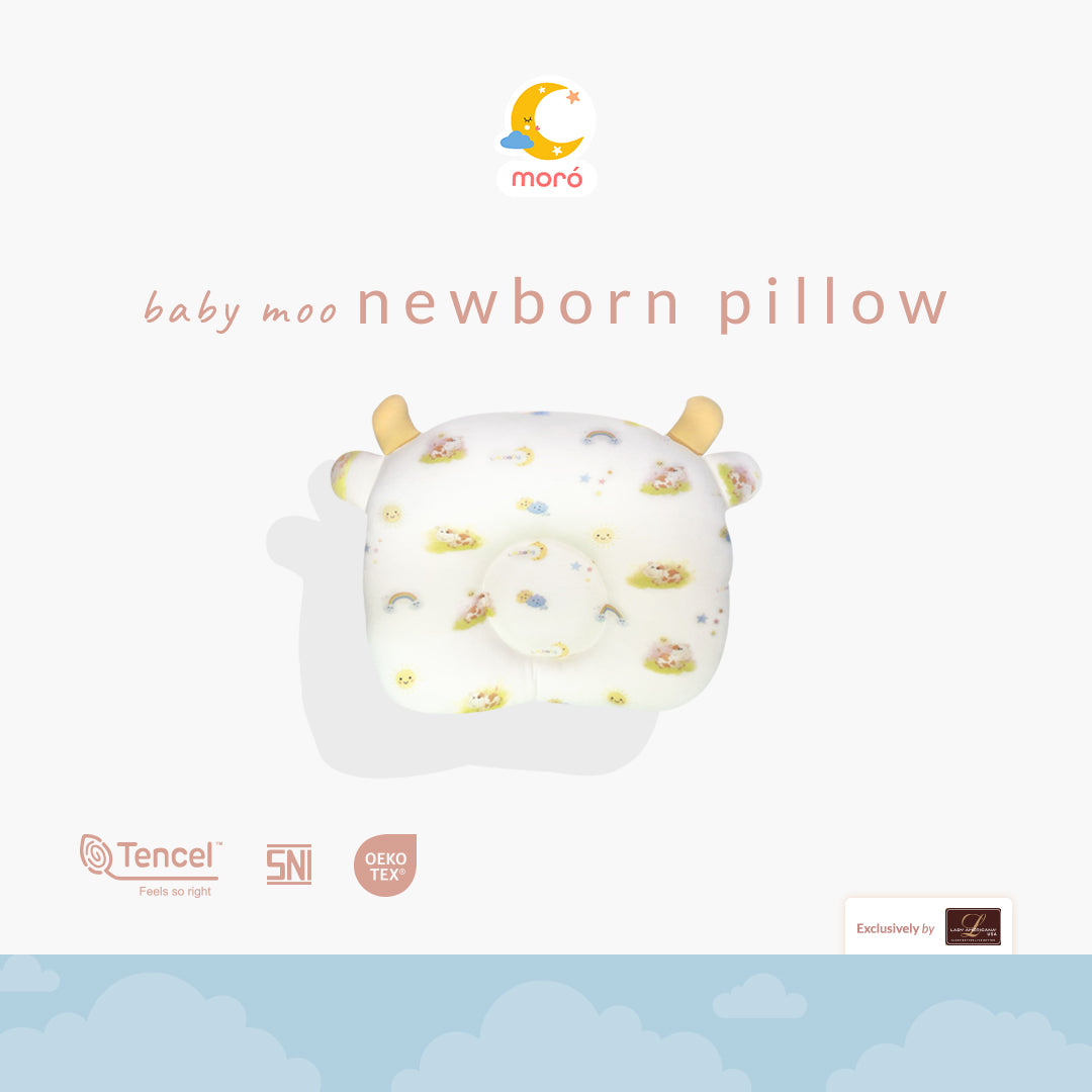 Moro Moo Baby Born Pillow